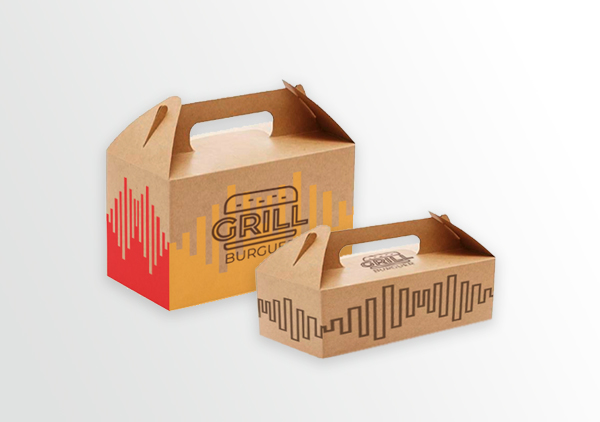 Cajas de comida para llevar ecologicas - Artes Gráficas, Imprenta en Madrid
