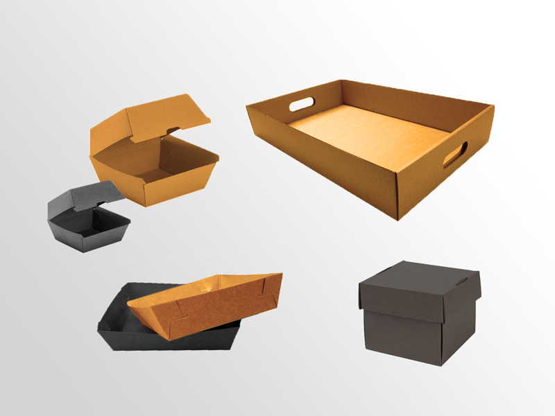 Cajas para tartas y cajas para pasteles / Cajas para take away / Imprenta