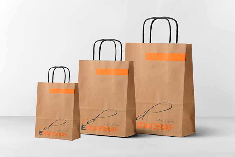 Bolsas kraft personalizadas con logo