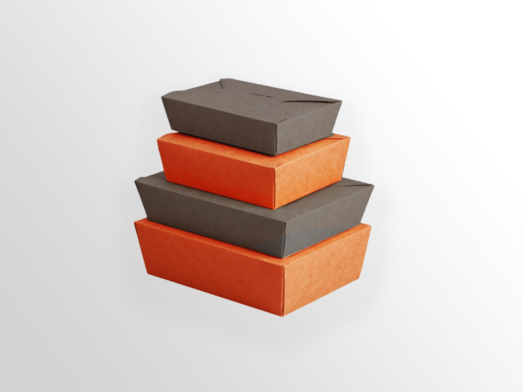 Caja take away personalizada para comida para llevar para hosteleria