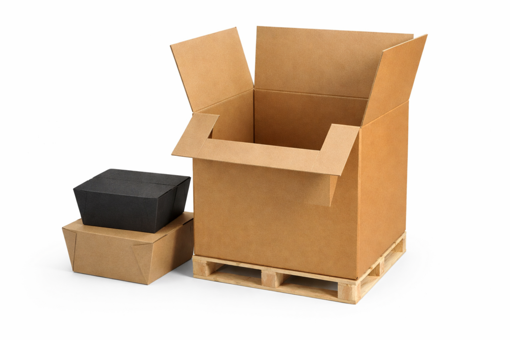 Box palet para optimizar almacenamiento y transporte