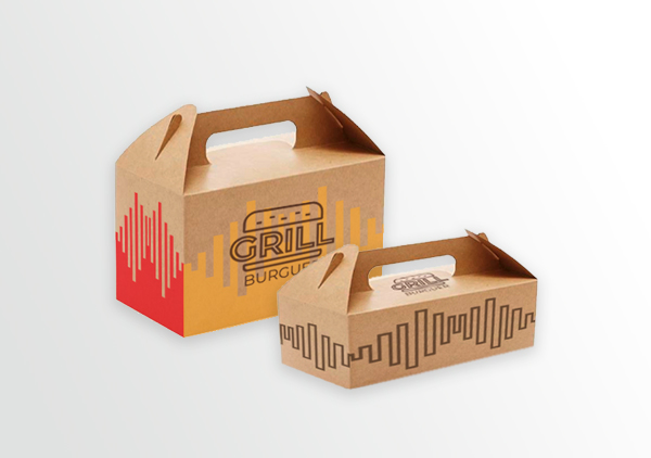 Envases desechables personalizados para packaging delivery de comida
